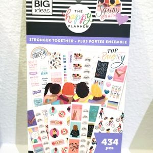 The Happy Planner stickerbook Stronger Together